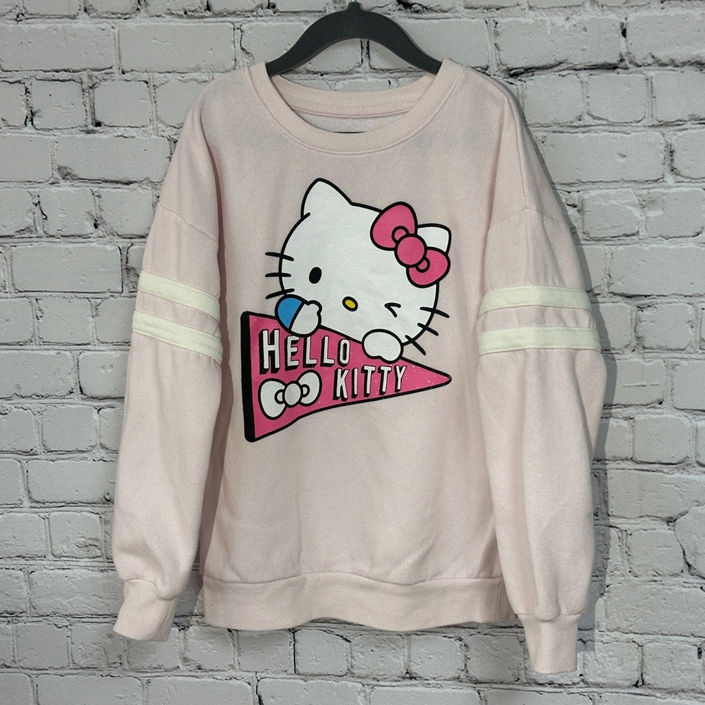 Hello Kitty Light Pink Crew Neck Sweater